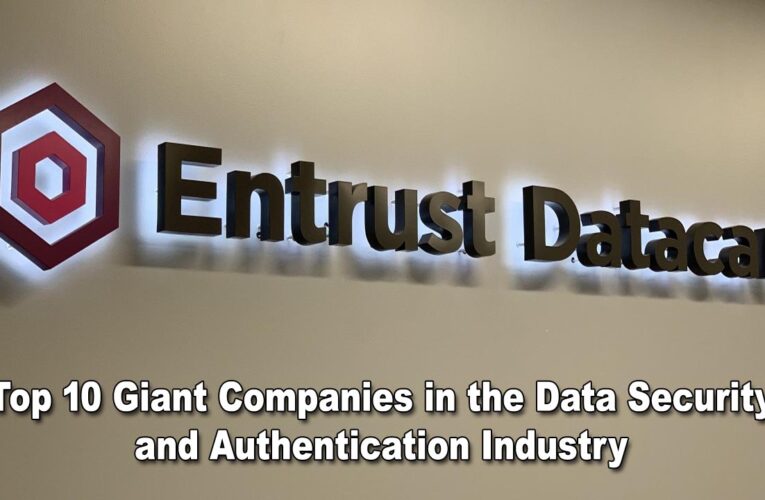 Top 10 Giant Companies in the Data Security and Authentication Industry